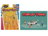 'Cosplay Otaku'' 6 Piece Diecast Figure Set Limited Edition To 4800 Pieces Worldwide For 1/64 Scale Models By American Diorama