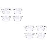 Pyrex 6001142 6oz 4-Piece Glass Custard Bowls (2-Pack) - Made in USA