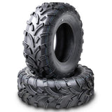 WANDA Set of 2 New ATV/UTV Tires 25x10-12 /6PR P373 High Load tires...