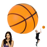 Bobcow Silent Basketball Size 5, Airless Foam Basketball for Indoor Training, Quiet Basket-Ball Dribbling Indoor, Soft Noiseless