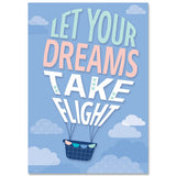 Creative Teaching Press Let Your Dreams Take Flight Calm & Cool Inspire U Poster, CTP 8713