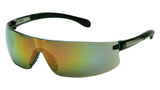 Pyramex S7255S Provoq Safety Eyewear MultiColor Mirror Lens Black Temples