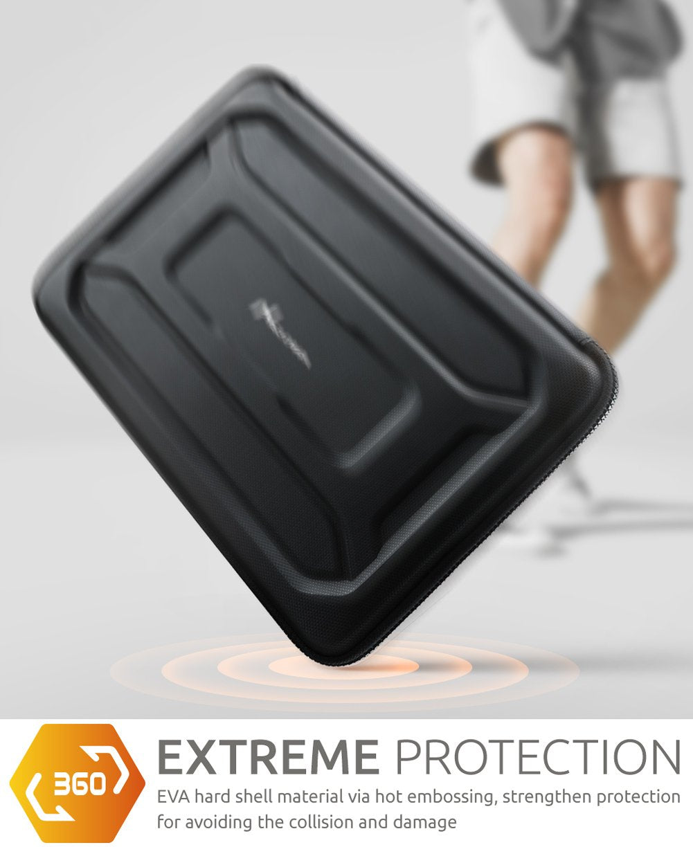 Nacuwa 360 Protective Laptop Sleeve for 16-inch New MacBook Pro M3/M2/M1 Pro/Max A2991 A2780 A2485 A2141 2023-2019, Shockproof,