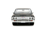 Fast & Furious Fast X 1:24 1967 Chevy El Camino Die-Cast Car, Toys For Kids And Adults,Black