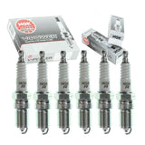6 pc NGK V-Power Spark Plugs compatible with Ford Escape 3.0L V6 2009-2012