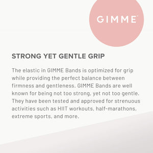 Gimme Beauty - Any Fit No Damage Hair Ties - Blondie - Seamless Microfiber Hair Elastic - Hair Accessories With All Day Hold - N