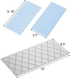 10 Set Fondant Impression Mat Mold Lace Embossing Mat Tree Bark/Brick Wall/Flower/Stone Wall Fondant Impression Mats Texture Des