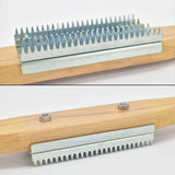 15Buffing Rake or Polishing Rake with Wooden Handle for Removing Residual Compounds and Metal from Buffing Wheel or Airway B