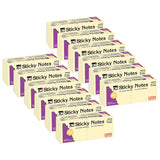 Sticky Notes, 1 1/2 x 2, Plain, 100 Sheets/Pad, 12 Pads/Pack, 12 Packs
