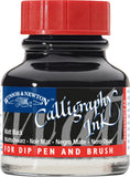 Winsor & Newton Calligraphy Ink, 30ml (1oz) Bottle, Matt Black