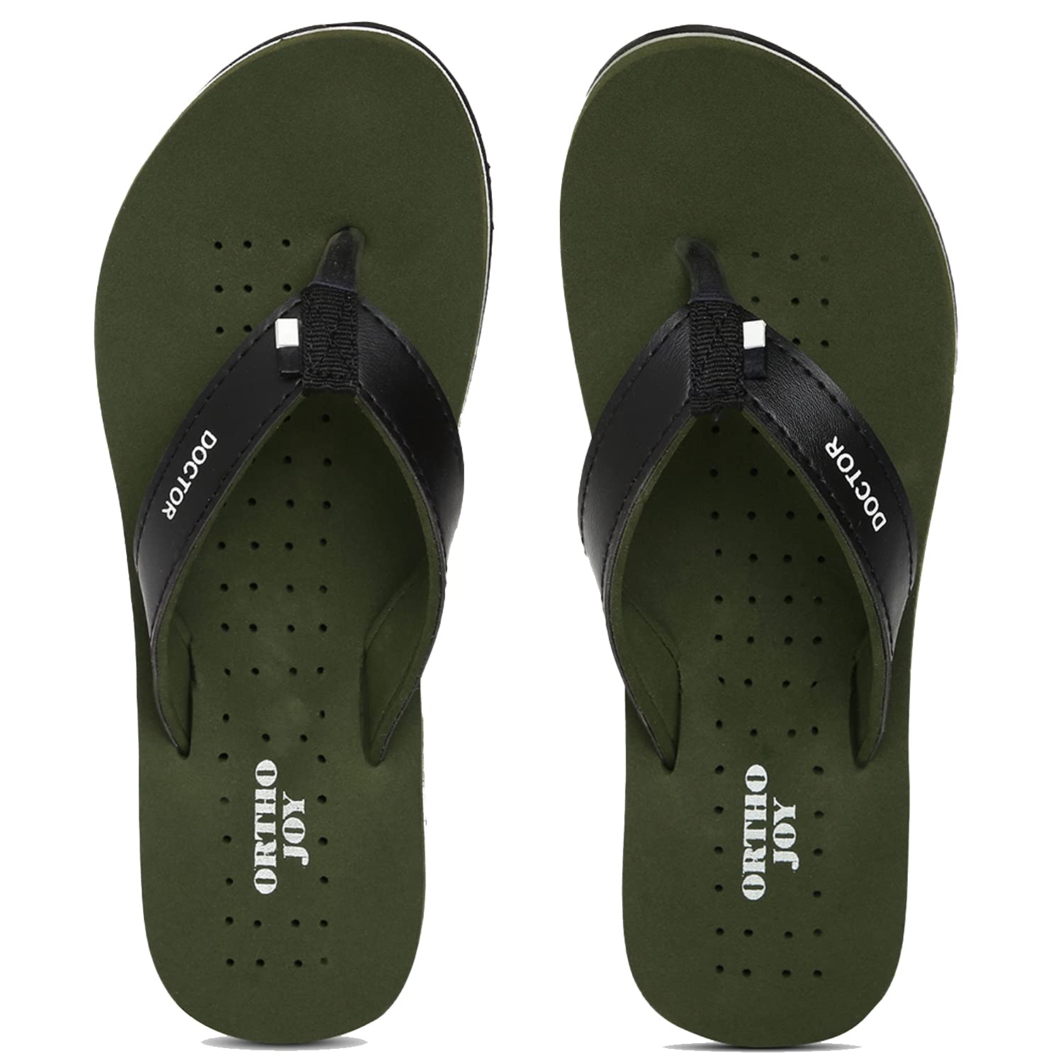 Ortho Joy Women'S Doctor Orthopedic Soft Slippers - Dark Green,Dark Green,8,B09FK6P3S5