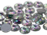 11mm Flat Back Round Acrylic Rhinestones Plastic Gems for Jewelry Making Costume Jewels Cosplay Embelishments - 75 Pieces (Cryst