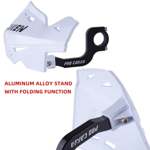 PRO CAKEN Universal 7/8 22mm and 1 1/8 28mm Dirt Bike Handguards CNC Bracket Handle Bar Hand Guards for Motocross ATV Scoote