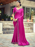 Satrani Womens Silk Saree (3431S282N_Pink)