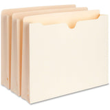 Business Source 65799 Filing Jackets, 2Inch Exp, 400 Cap.,Letter, 50/BX, Manila