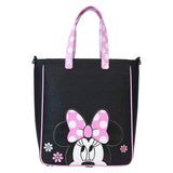 Loungefly Disney Minnie Floral Rock The Dots Tote Bag with Coin Bag