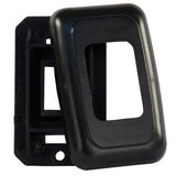 JR Products 12305 Black Single Switch Base and Face Plate
