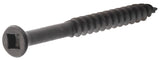 Hillman 47312 Square Drive Black Phosphate Trim Screws #6 x 15/8