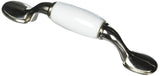 Laurey 15538 3Inch First Family Pull, White/Satin Chrome