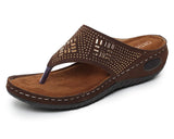Ortho Joy Women'S Doctor Orthopedic Soft Slippers - Brown,Brown,8,B08WJ7XHBW