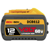 LONG FIT 12000mAh Replace for Dewalt 20V/60V Max Lithium Ion Battery DCB612 DCB615 DCB609, Compatible with Dewalt 20V/60V Cordle