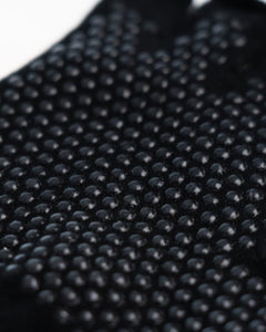 YL TRD V 2 Packs of Non Slip Fingerless Yoga Gloves Exercise Gloves Workout Gloves (Transparent dots)