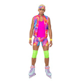 Roma Costume 6 Piece Mens Retro Skating Stud Medium