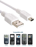 6FT Long USB Power Charger Cable for Texas Instruments ti-84 Plus CE Graphing Calculator/TI-84 Plus Graphing Calculator Charger