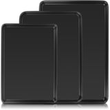 Baking Sheet Pan Set of 3, Commercial Cookie Sheets for Baking, Nonstick Half/Quarter/Jelly Roll Pans Replacement Toaster Oven T