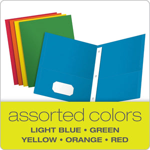 Oxford Twin Pocket 3-Hole Fastener Folders