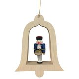 Alexander Taron 13439 Richard Glaesser Ornaments-Drummer In Bell-3.25' H X 2.5' W X 1' D, Brown