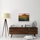 Casa Grande Butte With Agave In Foreground, Big Bend National Park, Texas-Paper Art-34,,X26,,