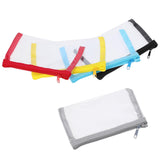 Hariendny 5 Pcs 6 x 3.5-inch Clear Waterproof Cosmetic Bag with Zipper Small Makeup Pouches for Purse Mini Clear Zipper Bag Smal