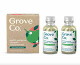 Grove Co. MultiPurpose Cleaner Concentrate (2Pack, 1oz each) 2x Grease Cutting AllPurpose Surface Spray Refill 92% Plant