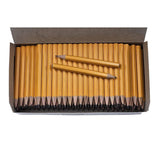 Comfort Axis Golf Pencils Bulk, Yellow Barrel 8.5cm Mini Pencils PreSharpened 144/Box
