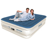 DIVON Air Mattress Queen with Built in Pump,18'' Raised Self Inflatable Mattress,Foldable Blow Up Mattress in 3 Mins,Portable Ai