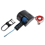 BYGOVICE Electric Anchor Winch, 35LBS Boat Anchor Winch for Pontoons with Remote Control and 100 ft. Braided Anchor Rope, Saltwa