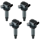 BDFHYK Ignition Coil Pack UF247 Set of 4 Compatible with Chevy Prizm,Compatible with Toyota Celica Corolla MR2 Spyder Matrix,Vib