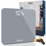 iHome Digital Scale, Bathroom Scale, Batteries Included, Scale Body Weight, Weight Scale, Digital Scale, Bathroom Scales for Wei