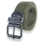 Nahsoril Cotton Belt With Pin Buckle GenLeather016A (Green)