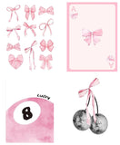 WUDWL 4 Pack Pink Paint by Numbers for Adults and Kids, Painting by Number Kits On Canvas, Without Frame Number Artist Paint by 
