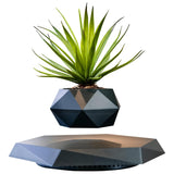 Hcnt Levitating Plant Pot, Magnetic Levitation Flower Pot Rotary Planters Hanging Succulent Floating Plants In Pots For Home Liv