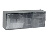 Quantum Storage Systems Qtb303Gy 3 Drawers Tip Out Cabinet Part Organizer Gray 10 H X 24 W X 8 D