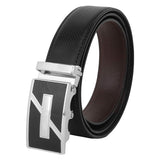 Zacharias MenS Pu Leather 35 Mm Reversible Belt Sl01 (Black_3Xl) (Pack Of 1)