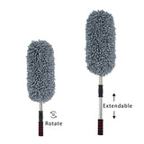 Loyakuu Car Duster Exterior Interior (3 Pack), Best Microfiber Multipurpose Car Cleaning Brush, Extendable Handle Duster for Car