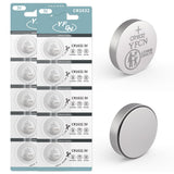 YFCN CR1632 Battery 3V Lithium Battery 10 Count Pack CR1632 Batteries for Car Key Fob, Keyless Remote, Sensors - CR 1632 Coin Ce
