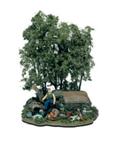 The Hunter Mini Scene Woodland Scenics