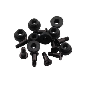 ZRM&E 8pcs 10mm Hard Disk Drive Screws and Shock Absorption Rubber Washer Kit PC Hard Disk Drive Mounting Accessories for 2.5 in