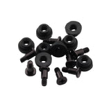 ZRM&E 8pcs 10mm Hard Disk Drive Screws and Shock Absorption Rubber Washer Kit PC Hard Disk Drive Mounting Accessories for 2.5 in