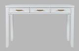 Jofran Inc. Gramercy Chevron Mid-Century Modern Three Drawer Usb Charging Desk